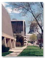 Building Exterior With Capitol - Capitol In Background