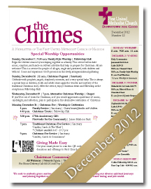 Chimes December 2012 Cover