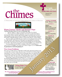 Chimes January 2013 Cover